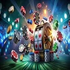 Bikini Paradise five-reel slot interface showing paylines and symbol combinations on 1bandar login mobile app